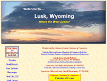 Tablet Screenshot of luskwyoming.com